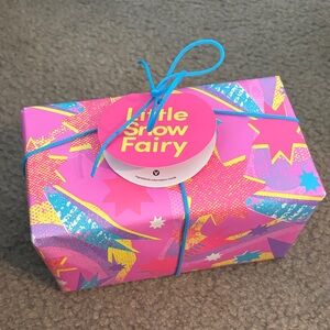 Lush Little Snow Fairy Colorful Gift Box with Blue String